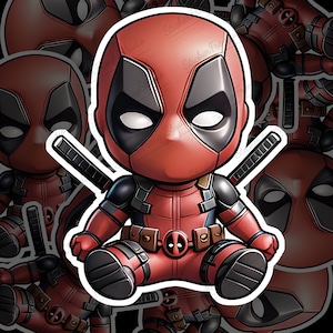 Merc with a Mouth: Deadpool Chibi-sticker