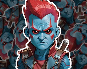 Yondu Udonta Sticker, Ravager Art (Guardians of the Galaxy)