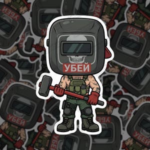 Escape From Tarkov Tagilla Glossy Sticker - Gaming Laptop & Water Bottle Decal