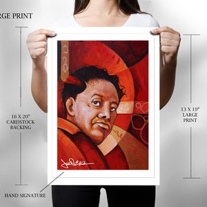 Diego Rivera Home Decor Contemporary Art Print Portrait Mexican Muralist Abstract Portrait Diego Giclee By Juan D Estrada aka John Zender image 7