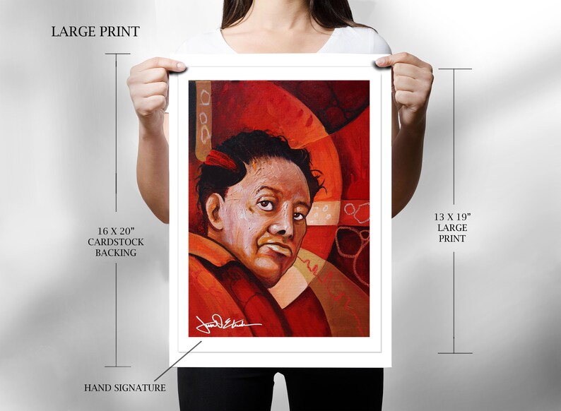 Diego Rivera Home Decor Contemporary Art Print Portrait Mexican Muralist Abstract Portrait Diego Giclee By Juan D Estrada aka John Zender image 7