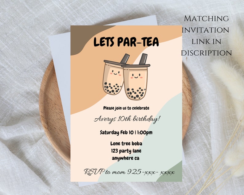 Beige Boba Tea Menu Template Editable Etsy Beige Boba Tea Menu Template Editable Etsy