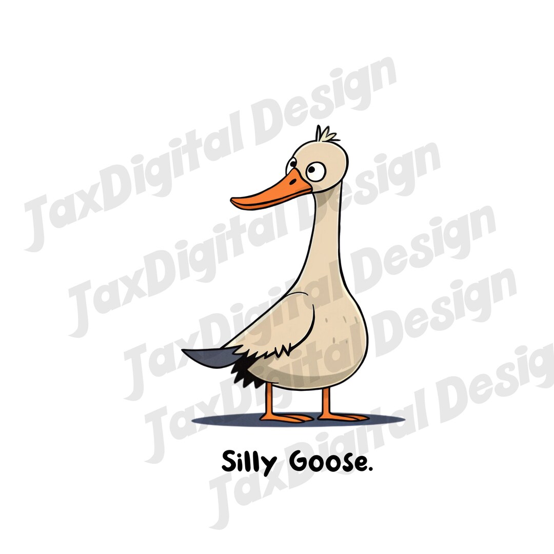 Silly Goose SVG Silly Goose PNG Silly Goose University - Etsy
