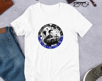 Diseño de camisetas, coches de lujo y relojes de lujo para verdaderos entusiastas de los relojes deportivos y de lujo.