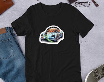 Diseño de autos de lujo y camisetas de relojes de lujo para amantes de los autos y relojes de lujo
