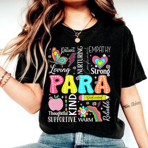 Para Png, Regreso a la escuela Png, Sublimación paraprofesional Png, Primer día de clases Png, Regalo de fin de año, Regalo de agradecimiento para paraprofesional