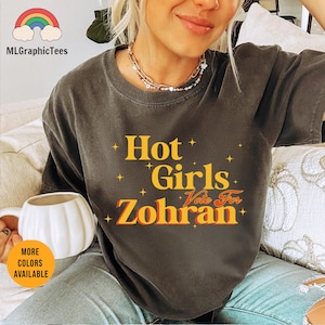Hot Girls für Zohran Shirt, Zohran Mamdani T-Shirt, NYC Mayor Wahl Shirt, Vote Zohran, DSA Grafik T-Shirt, Wahlkampf Top