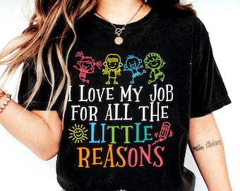 I Love My Job For All The Little Reasons Png, Daycare Teacher Png, Kindergarten Teacher Png, Love Daycare Teacher Png, Back To School Png