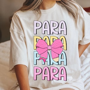 Coquette Bow Para, De Volta às Aulas Png, Sublimação Paraprofissional, Primeiro Dia de Aula Png, Presente de Fim de Ano, Presente de Agradecimento para Para