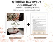 Editable Wedding Day Event Coordinator Contract Template (Digital Download)