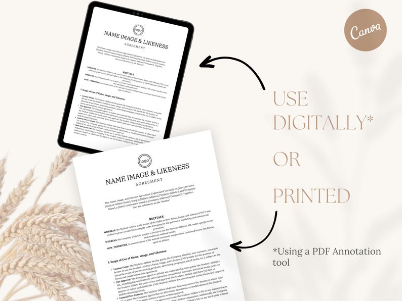 Sample Nil Contract.pdf NIL Contract Template: Student Athlete Sponsorship Agreement (digital ...