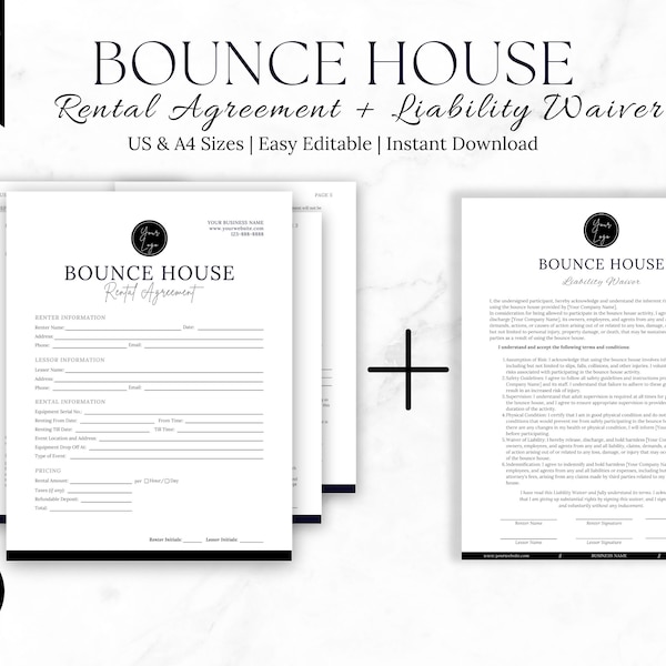 Inflatable Liability Waiver Etsy