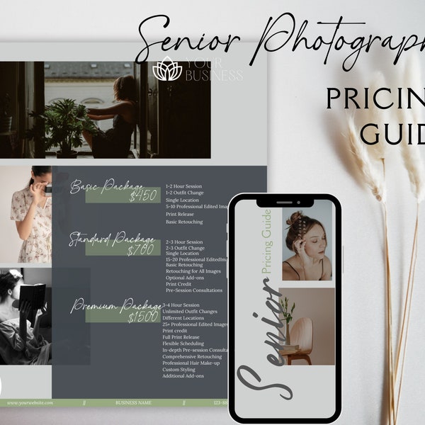 Photography Pricing Guide for senior grads, Photography Price List, Graduation ceremony photography, School photography, Photographer forms