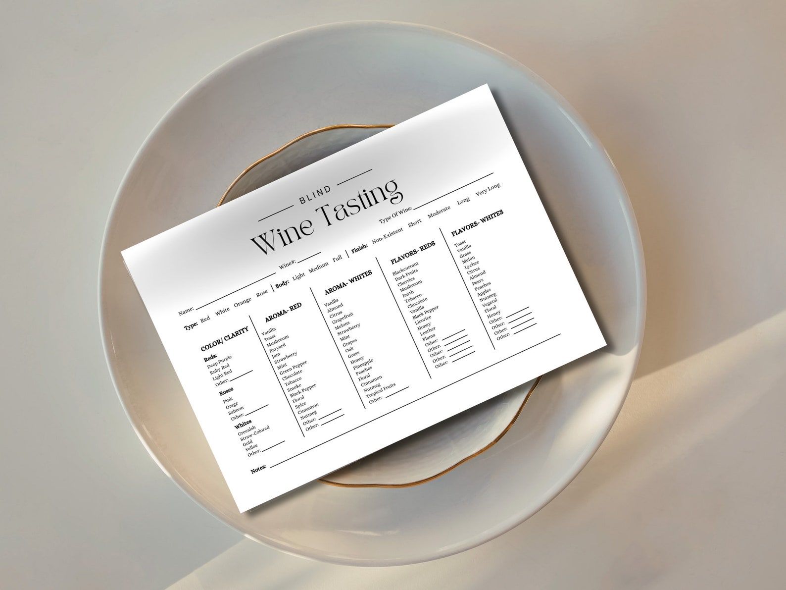 Printable Wine Tasting Kit, Wine Tasting Score Sheet, Wine Tasting Coaster, Wine Party Essential ...