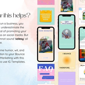 Bounce House Rental Instagram Templates: Marketing Promotions (digital ...