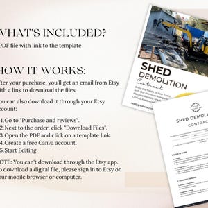 Pre Demolition Checklist.pdf Shed Demolition Contract Template: Pre-demolition Checklist (digital ...