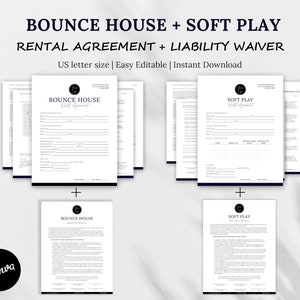 Soft Play Equipment and Bounce House Rental Agreement, Soft Play Liability Waiver, Bounce House Release of Liability, Soft Play Rules