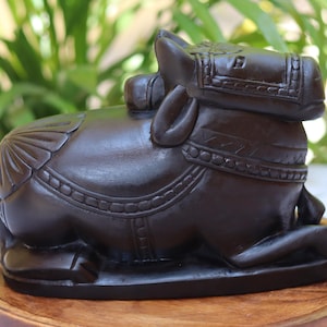 Black Stone Nandi Statue
