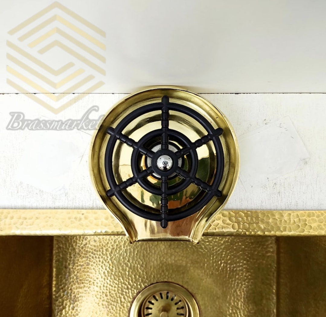 Brass Glass Rinser: Perfect for Kitchen and Bar Sinks. Ideal Sink & Bar ...