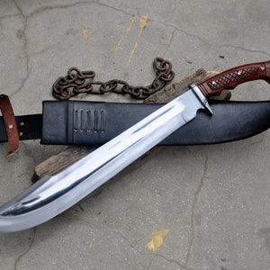 20 inches long Blade large jungle Machete-working machete-full tang-Tempered-sharpen-Ready to use-Real working machete-heavy duties