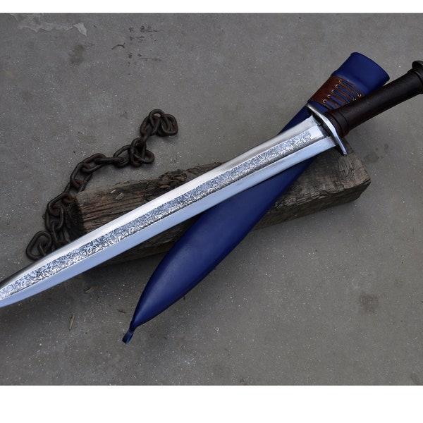 21 inches Long Blade Hand forged Viking sword-Historical sword-Handmade -Tempered-sharpen-Ready to use-Viking sword-Sharpen