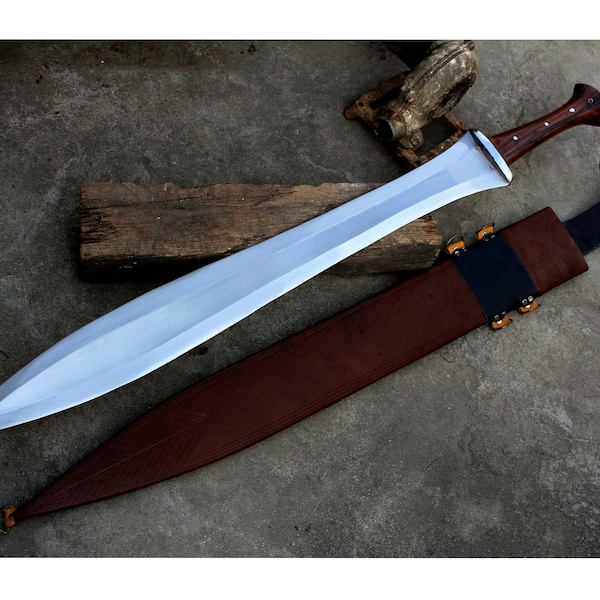 28 inches Blade large Xiphos sword-Greek Xiphos-Hand forged Xiphos sword-Historical sword-Viking sword-Historical sword-Tempered-sharpen