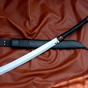 20 inches long Blade Dab Machete- machete-Real working machete knife-Forged-Tempered-sharpen-Real working jungle machete-chopper