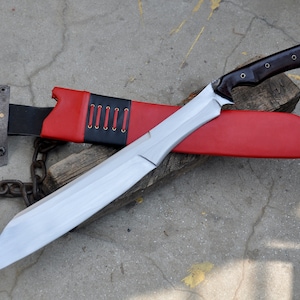 19 inches long Blade large jungle Machete-working machete-full tang-Tempered-sharpen-Ready to use-Real working machete-heavy duties