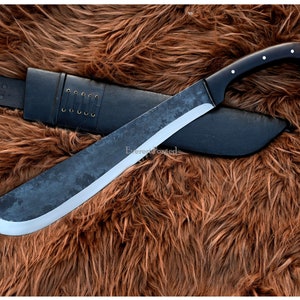 18  inches long Blade farmer Machete- working Machete Knife Brush Clearing  Machete with sheath , Harvest , Farming knife-full tang-cleaver