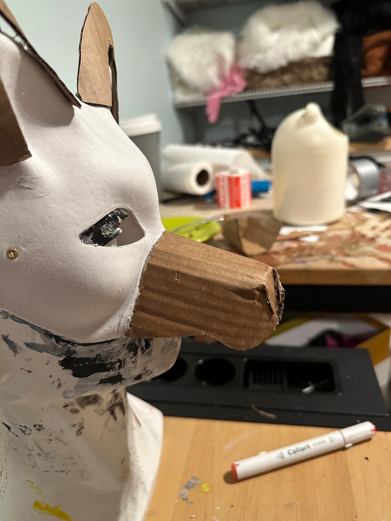 Therian Mask CANINE MUZZLE Base - Etsy Australia