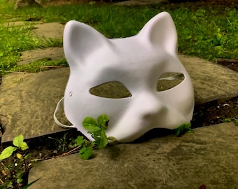 1 PACK blank Therian cat masks