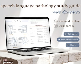 Spraak-taalpathologie Opmerkingen: stemstoornissen (digitale download)