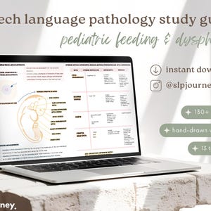 Speech Language Pathology Notes: Pediatric Dysphagia (Digital Download)