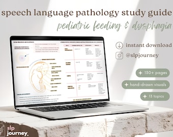 Speech Language Pathology Notes: Pediatric Dysphagia (Digital Download)