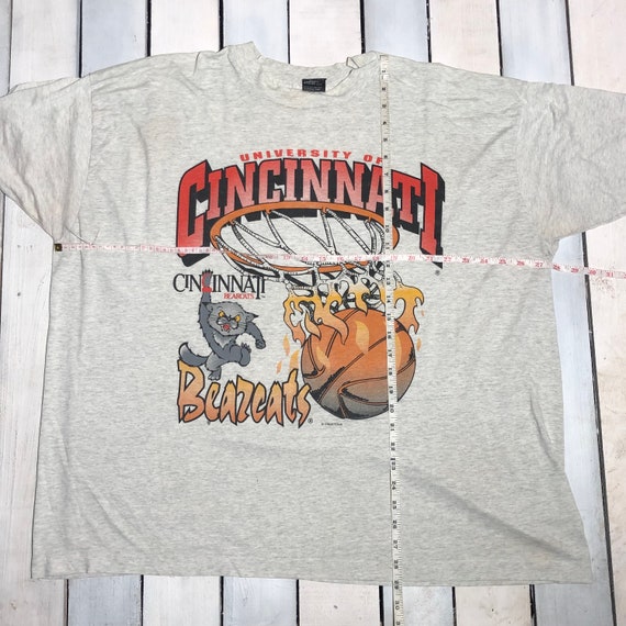 Vintage 90s Distressed Cincinnati Bearcats Basket… - image 9