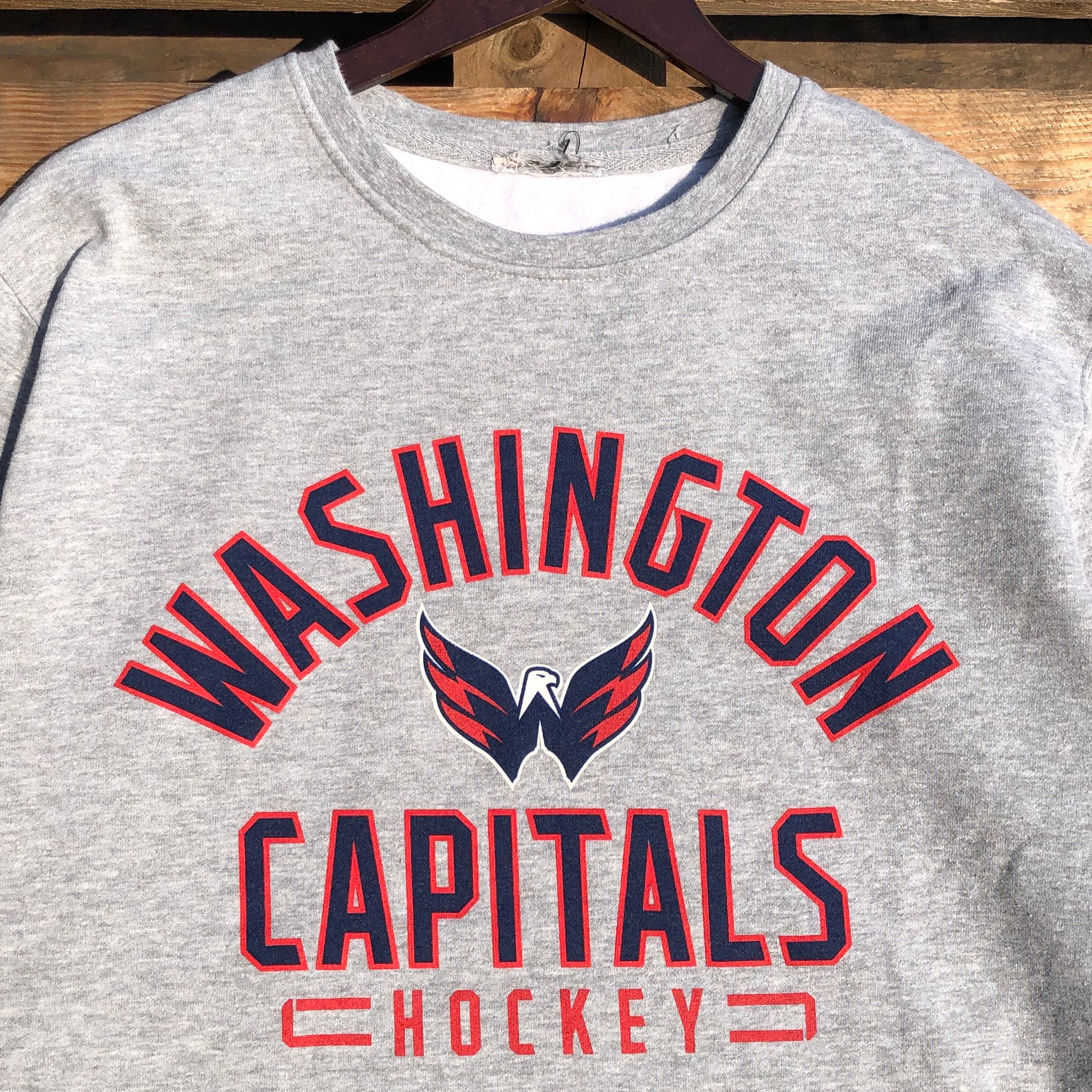 Washington Capitals Sweatshirt Vintage Style Dc Retro - Anynee