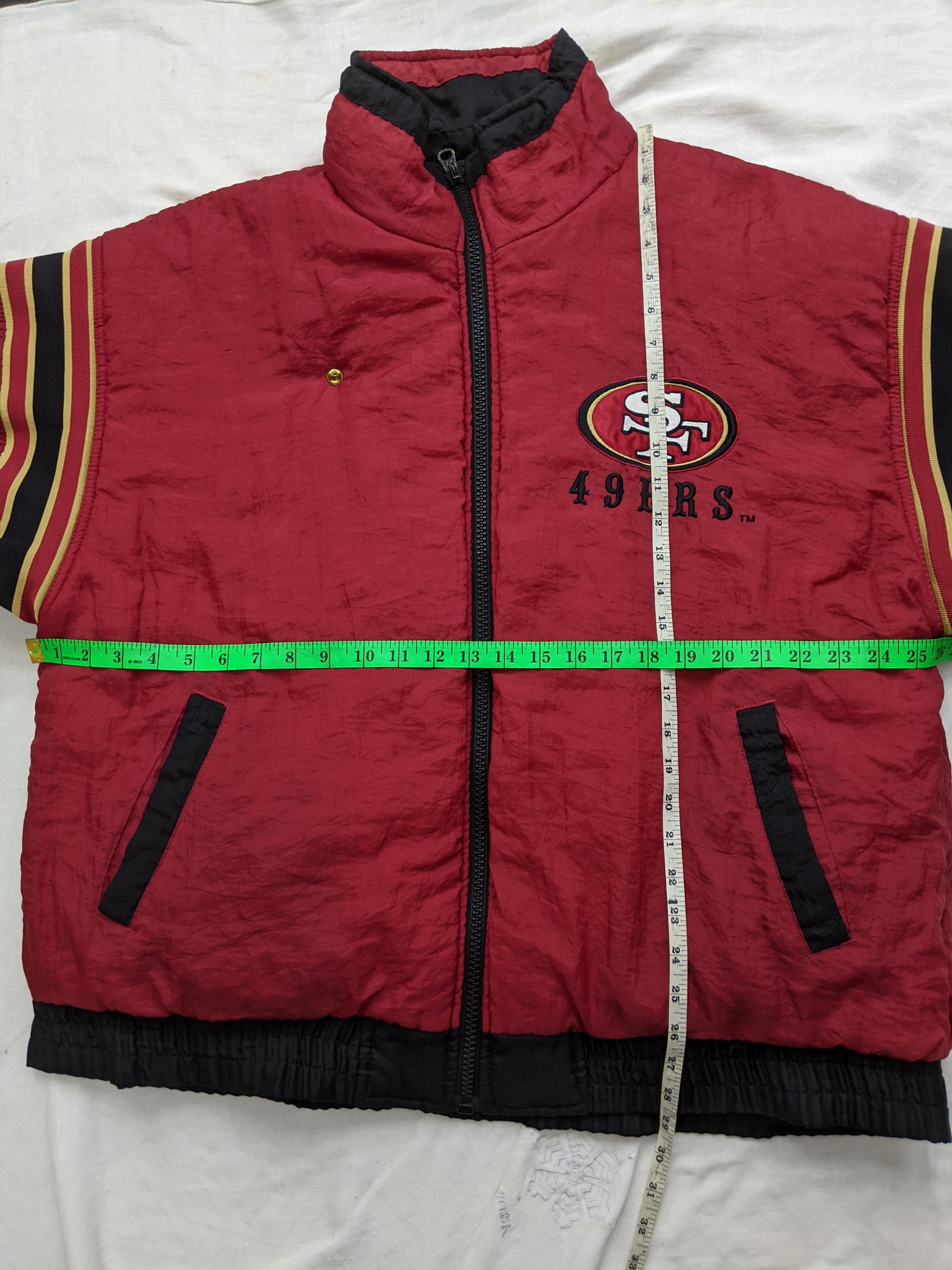 希少【PRO PLAYER×SF 49ers】90s NFLジャケット　総柄　赤 希少【PRO PLAYER×SF 49ers】90s NFLジャケット 総柄 赤