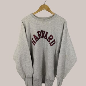 Vintage 90s University Harvard Champion Reverse Weave Sweatshirt