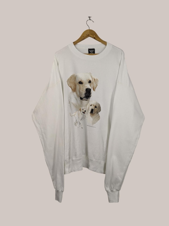 Vintage 90s Dog Labrador Retriever Sweatshirt Dog Labrador 