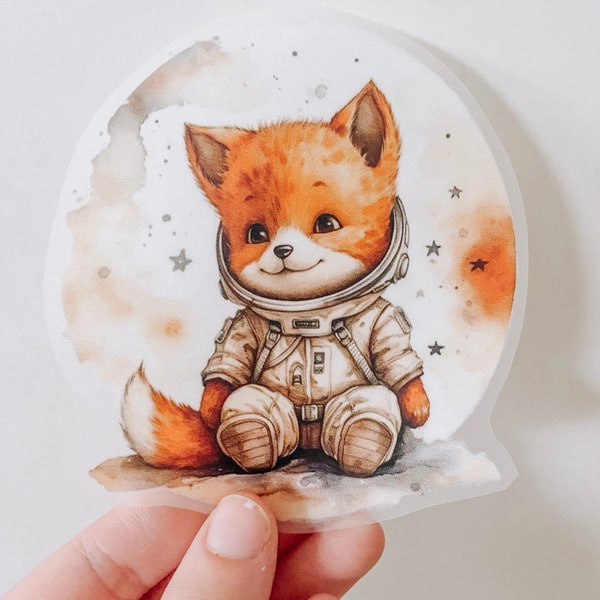 Bügelbild Fuchs im Weltall /kindermotiv/ Aufdruck Oberteil