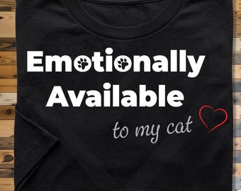 Cat Mom Shirt, Minimalist Typography Cat Lover Tee, Introvert Humor Pet Gift