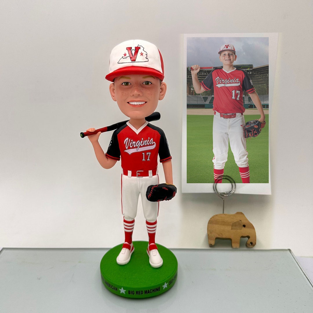 Custom Baseball Bobbleheads, Personalized Baseball Catcher Figurines