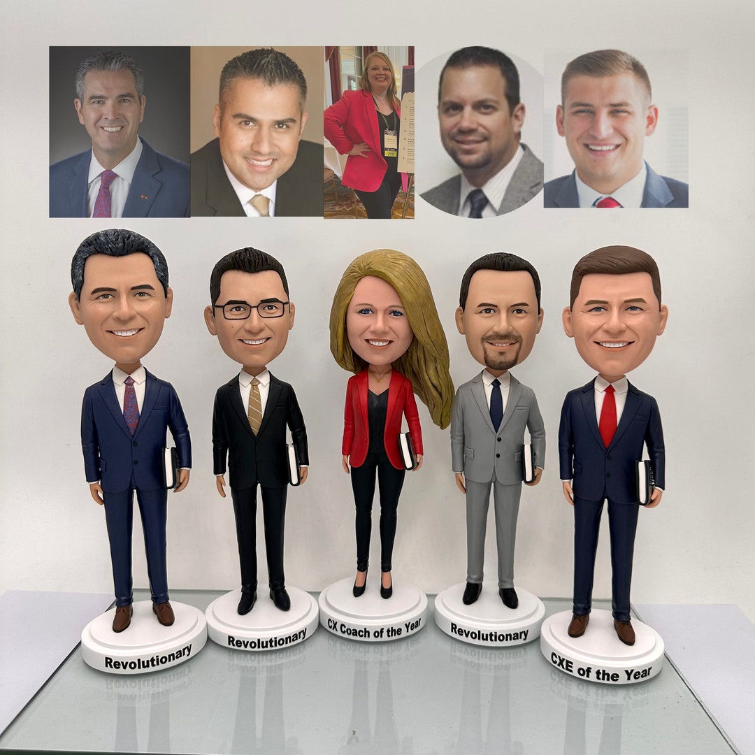 Custom Group Bobbleheads, Custom Groomsmen Group Bobbleheads Doll