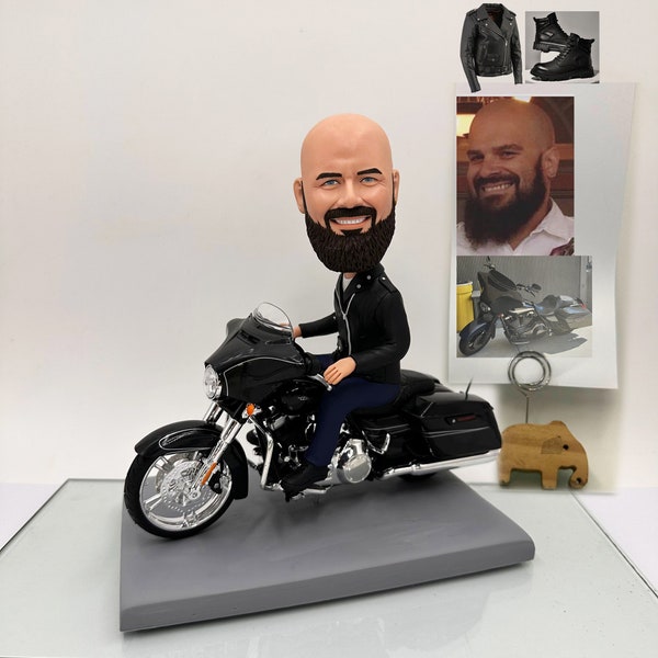 Custom Motorcycle Bobbleheads, Custom Figurines Riding Motorcycles, Custom Cars Bobbleheads, Custom Motorcycle Racers Bobbleheads Dolls