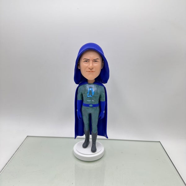Personalized Superhero Bobbleheads Action Figure, Custom Comic Figurine, Design Your Own Comic Figurines, Custom Bobble Head From Photos