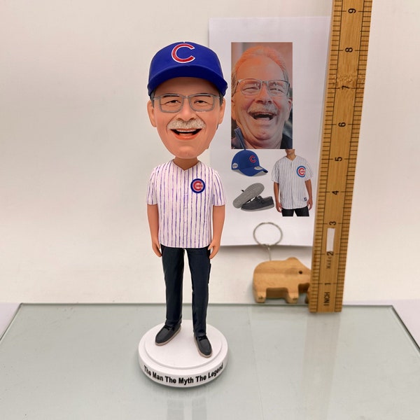 Benutzerdefinierte Vater Bobbleheads als Geburtstagsgeschenke, personalisierte Onkel Statuen als Ruhestandsgeschenke, benutzerdefinierte ältere Figuren als Jubiläumsgeschenke