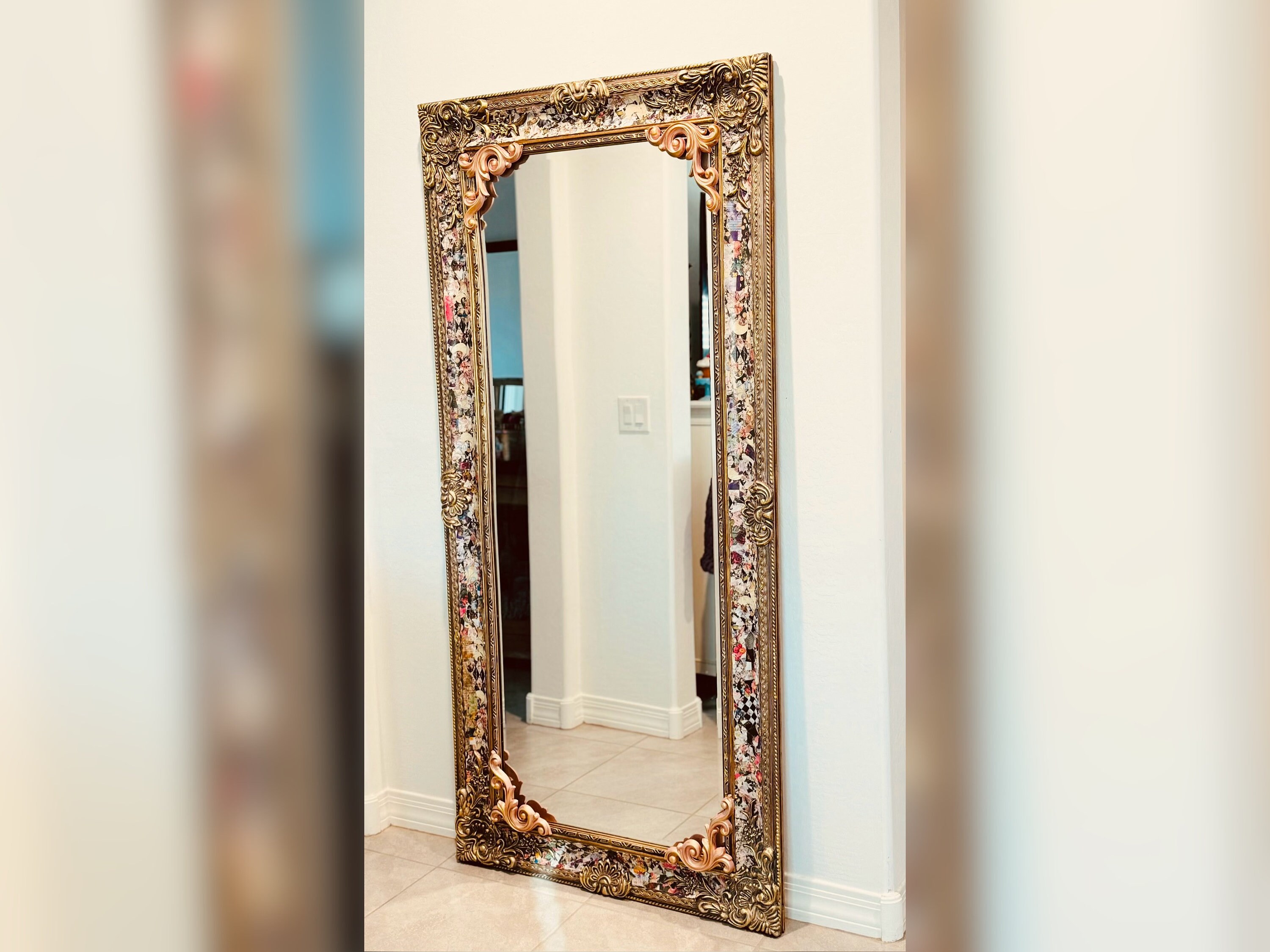 Vintage Versailles Inspired Wall Mirror Etsy