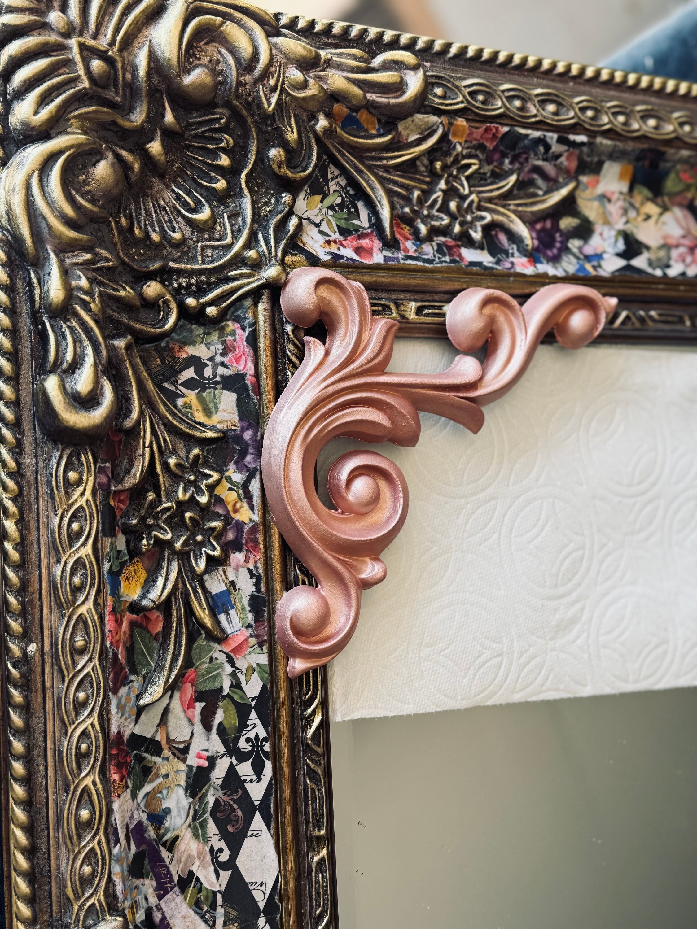 Vintage Versailles Inspired Wall Mirror Etsy