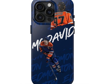 Connor McDavid iPhone Case McDavid Tough iPhone Case Ice Hockey iPhone Case Edmonton Oilers Fan Gift Edmonton Oilers iPhone Case