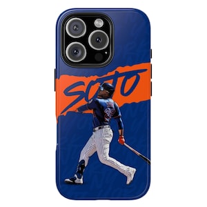 Juan Soto New York Mets Tough Phone Case Mets iPhone Case MLB Samsung Phone Case NY Baseball Phone Cases Baseball Gift Baseball Fan Case